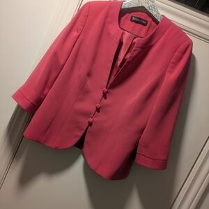 Jacques Vert Women's Elegant Pink Blazer Size 10